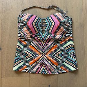 Jessica Simpson Tankini top - Size large EUC